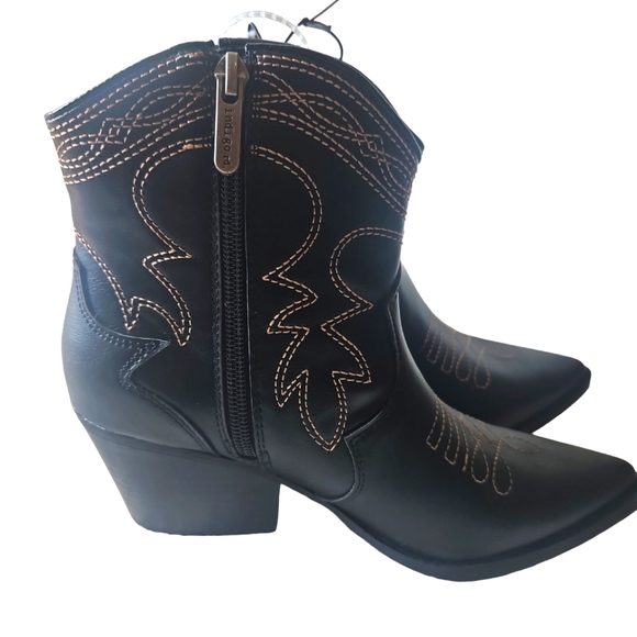 Indigo Rd Iradikan Consrasting Stitch Pink Embroidered Western Boots Size 5.5 M - Picture 10 of 16